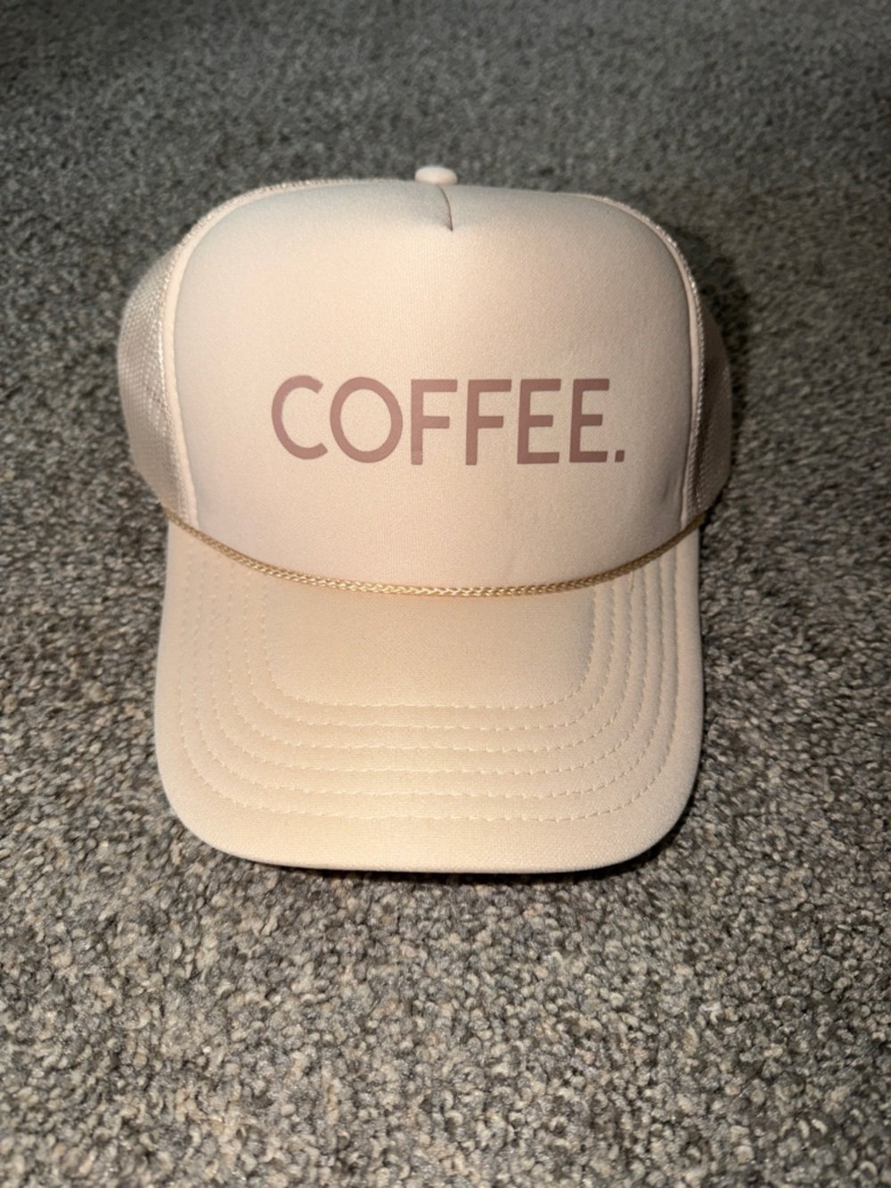 Coffee trucker Hat, never worn